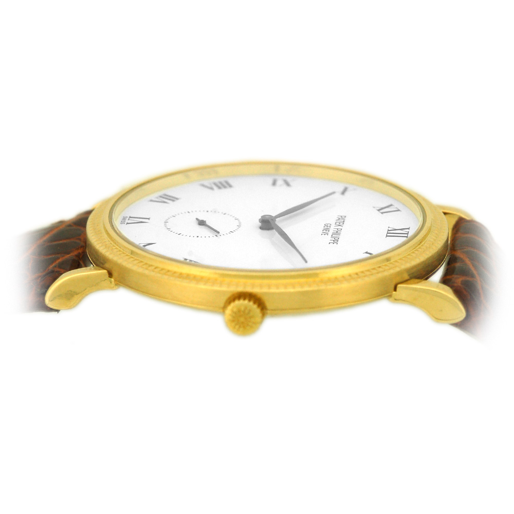Patek Philippe Gents 18K Yellow Gold Calatrava Strapwatch 3919 J Box
